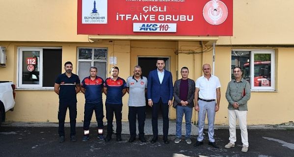 Başkan Yıldız’dan Çiğli İtfaiyesine Anlamlı Ziyaret