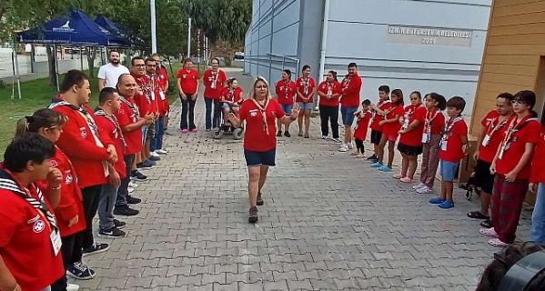 İzcilerin kamp mesaisi
