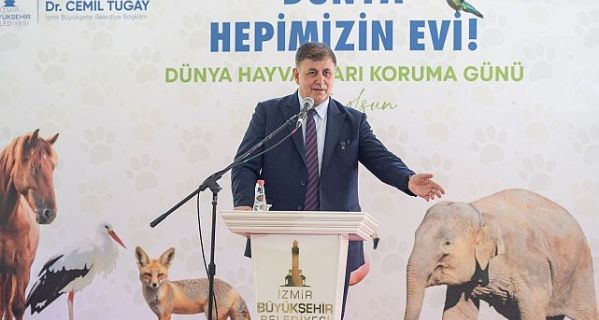 Dünya Hayvanları Koruma Günü’nde Başkan Tugay’dan çağrı “Asla mücadeleden vazgeçmeyelim”