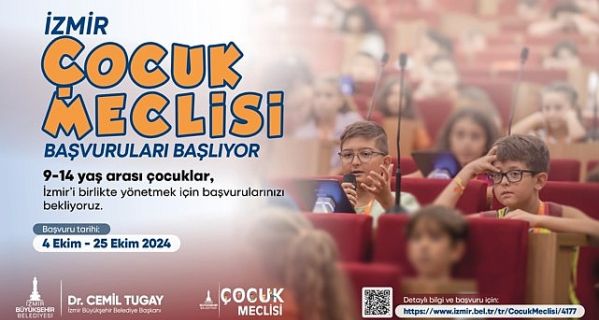 İzmir Çocuk Meclisi başvuruları başlıyor
