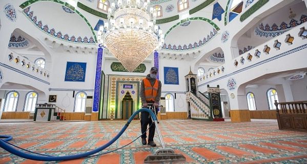 Nilüfer’deki 137 ibadethanede detaylı temizlik