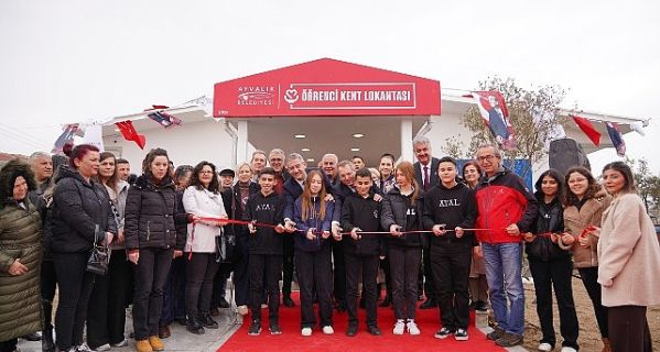 Ayvalık Belediyesi ikinci “Öğrenci Lokantası” hizmete girdi.