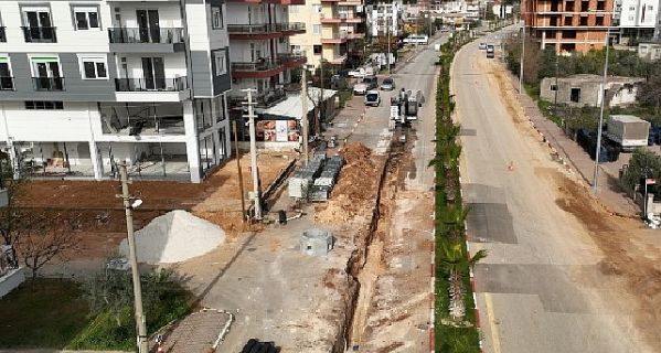 ASAT Kepez’de kanalizasyon altyapısını güçlendiriyor
