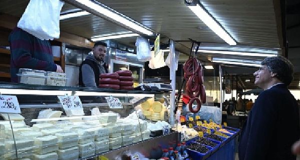 Başkan kocaman’dan pazar ziyareti 