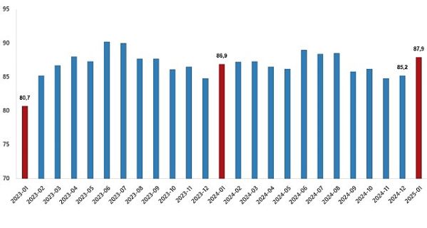 Dış Ticaret Endeksleri, Ocak 2025