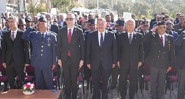 Milas Belediyesi tarafından yapımı tamamlanan şehitlik anıtının açılış töreni gerçekleştirildi