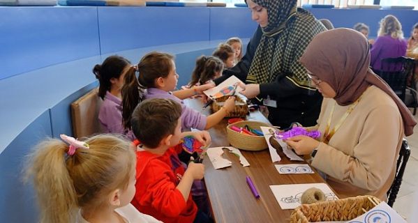 Milli İrade Meydanı’nda çocuklar çok neşeli