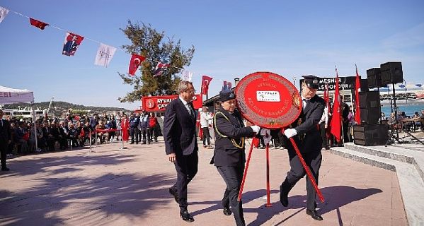 Atatürk’ün Ayvalık’a gelişinin 91’inci Yıl Dönümü kutlandı