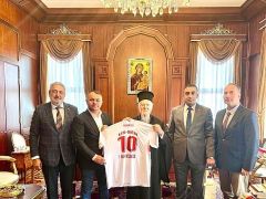 Bekir Ayaz’dan Fener Rum Patriği 1. Bartholomeos’a nezaket Ziyareti