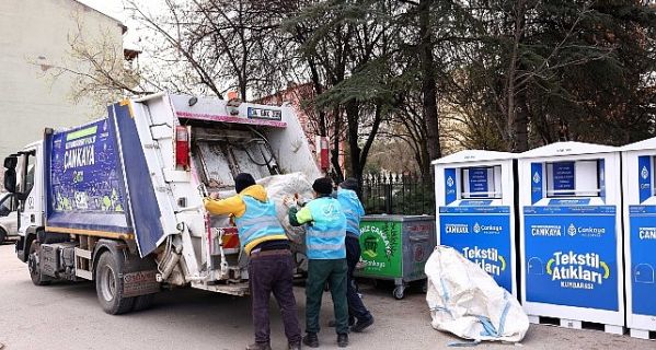 Çankaya’da Tekstil Kumbaralarıyla Sıfır Atığa Katkı