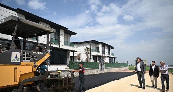 Sarımeşe Mahallesi’ne 750 Tonluk Asfalt