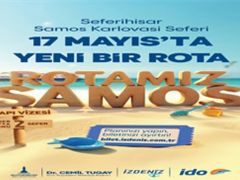 Seferihisar Samos seferleri 17 Mayıs’ta başlıyor