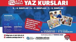 ATABEM yaz kurslarına kayıtlar başladı