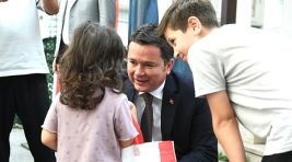 Başkan Aydın Kemerçeşme mahalle sakinleriyle kahvaltıda buluştu