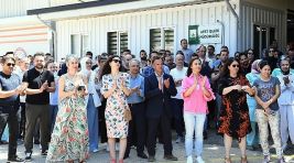 Başkan Aydın mesai arkadaşlarıyla bayramlaştı