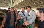 Başkan Zeyrek Canlı Hayvan Borsası’nı Ziyaret Etti