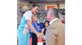 Büyükakın’a spora verdiği destek için teşekkür