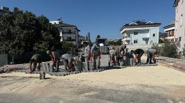 Kemer’de altyapı çalışmaları