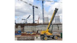 Leningrad NGS-2’nin 4’üncü Güç Ünitesinin Sahasında Güvenlik Binasının Temel Betonlama İşlemi Tamamlandı
