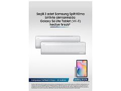 Samsung Split Klimalarda Galaxy S6 Tablet hediye fırsatı!